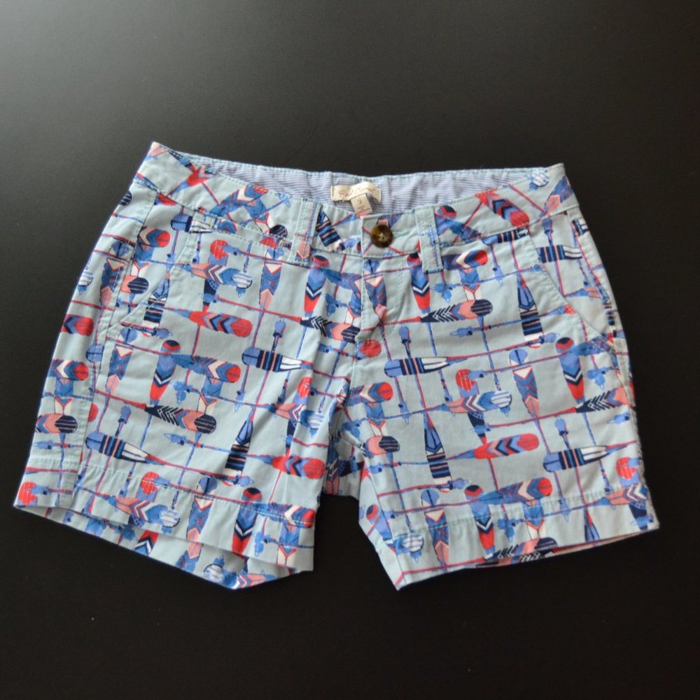Red Camel Nautical/Coastal Twill shorts